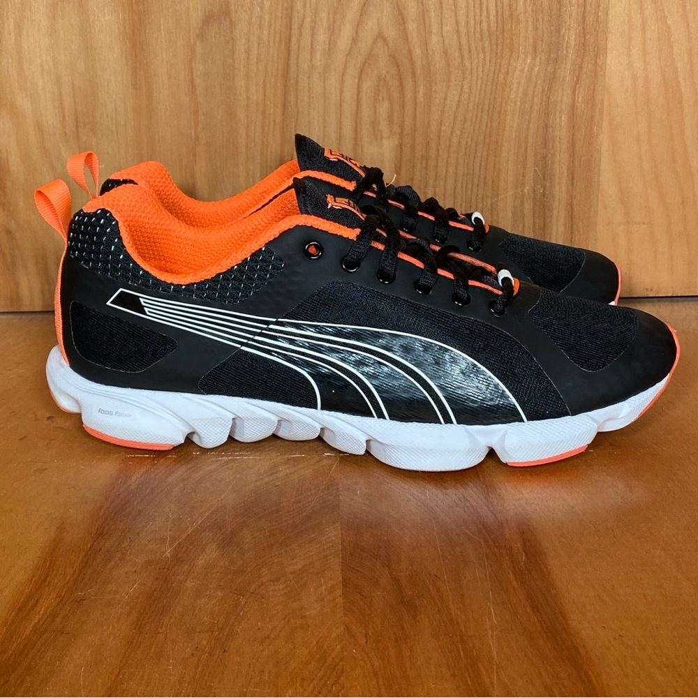 Womens 7 Puma Training Ever Fit System Athletic Shoes Black Orange SEF0201